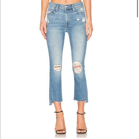 MOTHER Denim - Mother insider crop fray